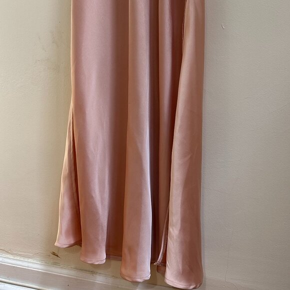 Lulu's Bridesmaid Gown Baby Pink - Picture 3 of 6